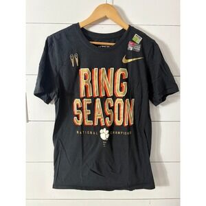 Nike Clemson Tigers Ring Season National Champions T-Shirt Small Football Season